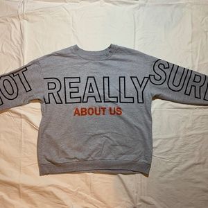 Grey Graphic Sweatshirt